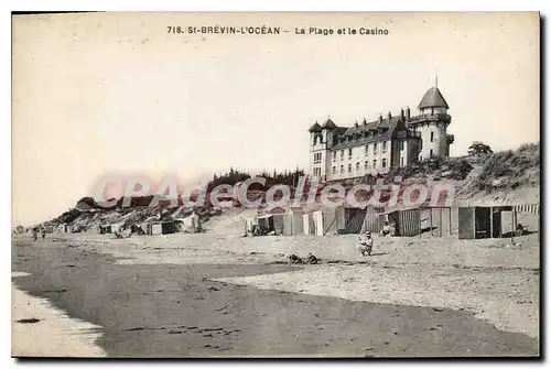 Cartes postales St Brevin l'Ocean la plage et le casino