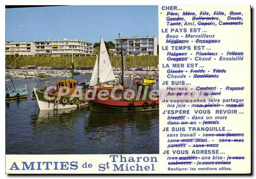 Cartes postales moderne Tharon St Michel le port de Comberge