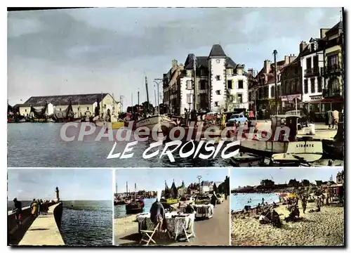 Cartes postales moderne Le Croisic le port la Jetee et le Phare Dentellieres plage de Port Lin