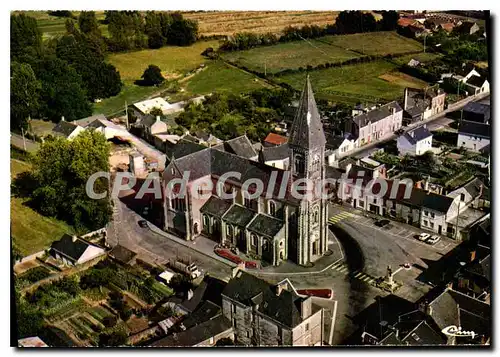 Cartes postales moderne Nozay L Atl vue panoramique aerienne de l'eglise