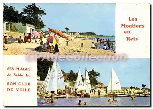 Cartes postales moderne Lumiere de la cote de jade les Moutiers en Retz vue des plages