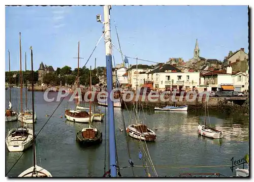 Cartes postales moderne La Bretagne Pornic L Atl le port au fond le chateau