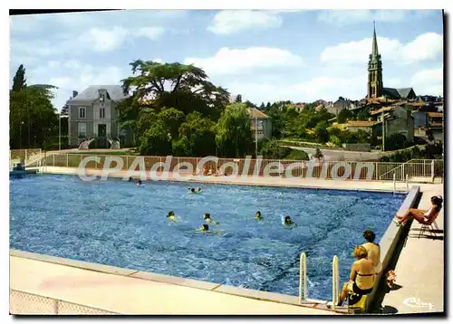 Cartes postales moderne Le Loroux Bottereau Loire Atl la piscine vue �glise