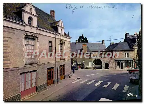 Moderne Karte Nozay Loire Atl ancienne auberge le grand Monarque vieille maison du XV siecle Anne de Bretagne