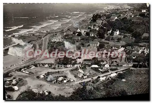 Cartes postales moderne Ste Michel Chef Chef L Inf Le Camping et la Cote vue aerienne