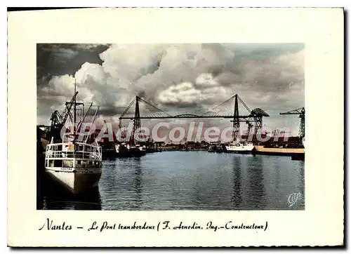 Cartes postales moderne Nantes le pont transbordeur F Arnodin  ing.- Constructeur