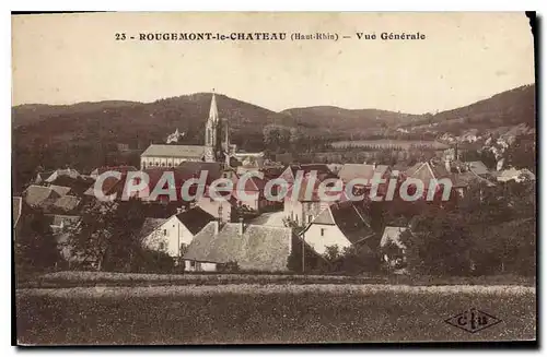 Ansichtskarte AK Rougemont le chateau Haut Rhin vue generale