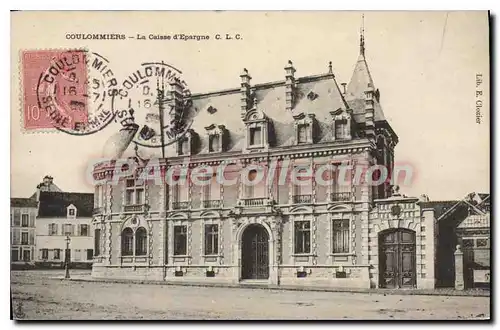 Cartes postales Coulommiers la Caisse d'Epargne