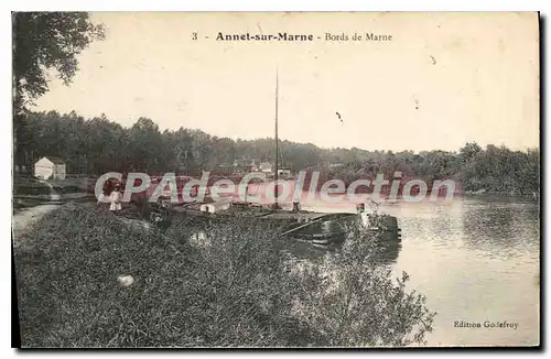 Cartes postales Annet sur Marne bords de Marne