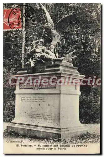 Cartes postales Provins Monument aux enfants de Provins morts pour la patrie