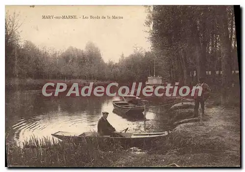 Cartes postales Mary sur Marne les Bords de la Marne