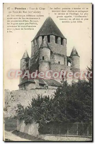 Cartes postales Provins Tour de Cesar on Tour du Roi XII siecle ou l'on remarque differents cachots avant servi