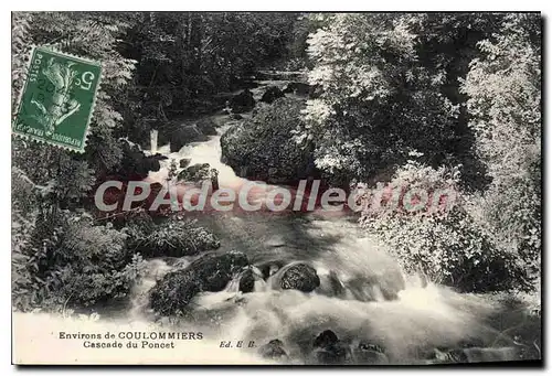 Cartes postales Environs de Coulommiers Cascade du Poncet