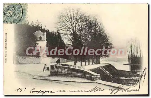 Ansichtskarte AK Melun Promenade de Vaux