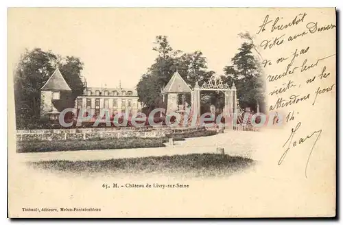 Cartes postales Chateau de Livry sur Seine