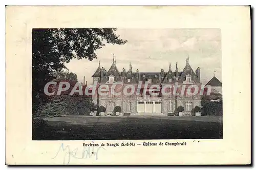 Ansichtskarte AK Environs de nangis S et M chateau de Champbrule