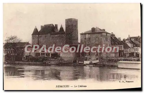 Cartes postales Nemours le chateau