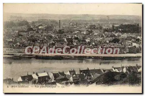 Cartes postales Montereau Vue panoramique