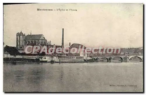 Cartes postales Montereau L'Eglise et l'Yonne