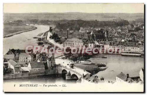 Cartes postales Montereau Vue generale