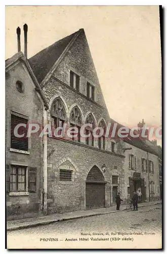 Ansichtskarte AK Provins Ancien Hotel Vauluisant  XIII siecle