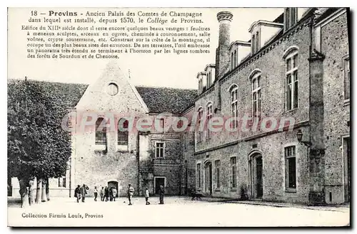 Cartes postales Provins Ancien Palais des Comtes de Champagne