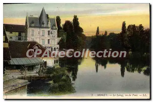 Cartes postales Moret Le Loing vu du Pont