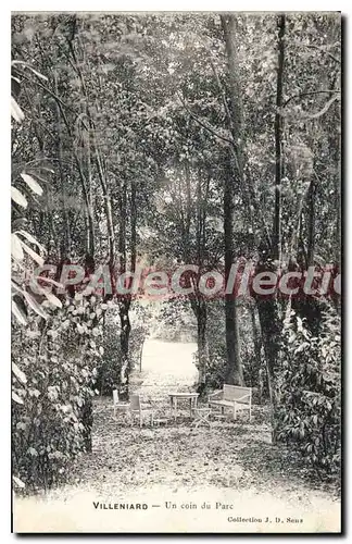 Ansichtskarte AK Villeniard Un coin du Parc