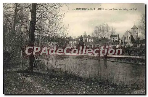 Cartes postales Montigny sur loing Les bords du Loing au Gue