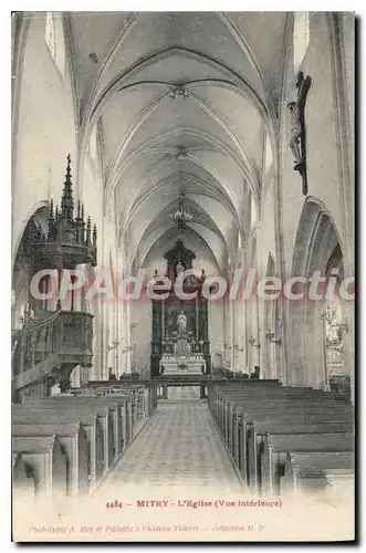 Cartes postales Mitry l'Eglise vue enterieure