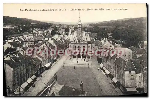 Cartes postales La ferte sous Jouarre S et M La Place de l'hotel de Ville