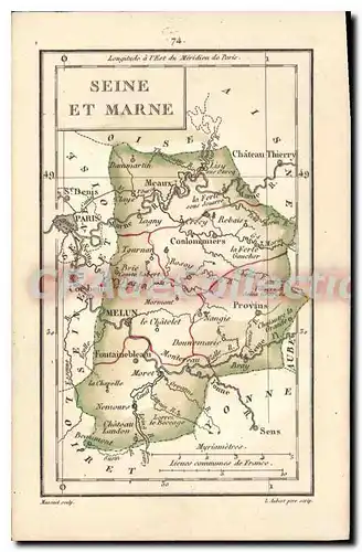 Cartes postales Seine et Marne ch�teau landon nemours moret nangis ch�teau thierry dammartin lisy tournan