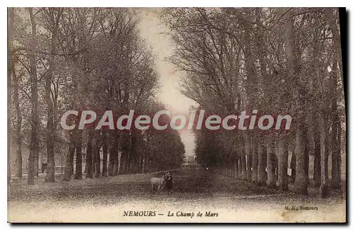 Ansichtskarte AK Nemours Le Champ de Mars