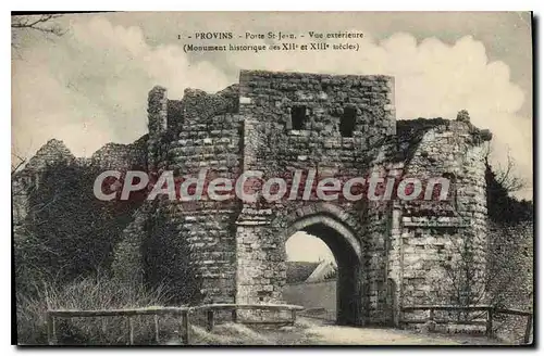 Ansichtskarte AK Provins Porte St Jean Vue exterieure monument historique des XII et XIII siecle