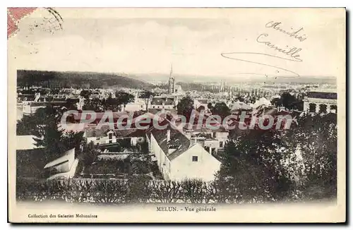 Cartes postales Melun Vue generale