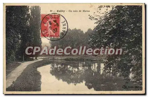 Cartes postales Esbly un coin de Marne