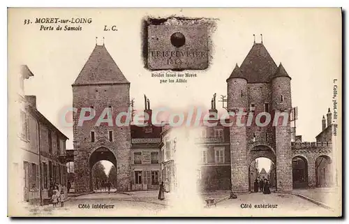 Cartes postales Moret sur Loing Porte de Samois