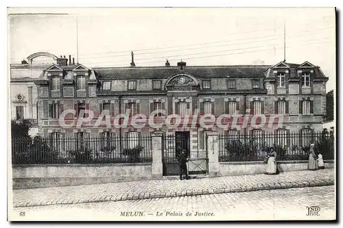 Cartes postales Melun Le Plais de Justice