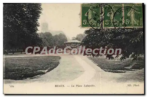 Cartes postales Meaux La Place Lafayette