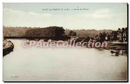 Cartes postales Mary sur Marne S et M Bords de Marne