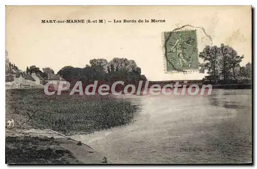 Cartes postales Mary sur Marne S et M Les Bords de Marne