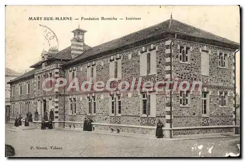 Ansichtskarte AK Mary sur Marne Fondation Borniche Interieur