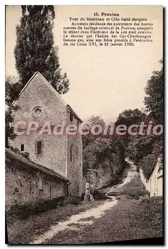 Cartes postales Provins Tour du Bourreau et Cote Saint Jacques