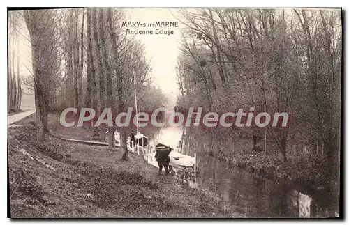 Cartes postales Mary sur Marne Ancienne Ecluse