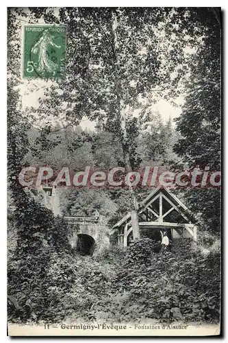 Cartes postales Germigny l'Eveque Fontaines d'Aisance