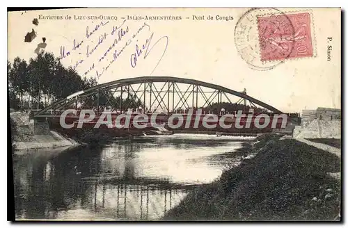 Cartes postales Environs de Luz sur Ourcq Isles Armentieres Pont de Congis