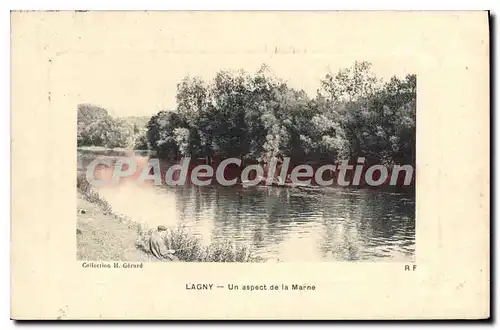 Cartes postales Lagny Un aspect de la Marne