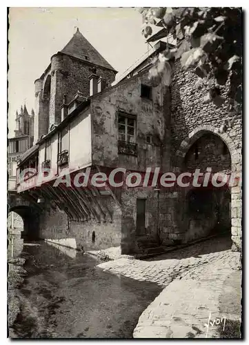 Cartes postales moderne Moret sur Loing (S et M) La Poterne maison Sauve et porte de Bourgogne