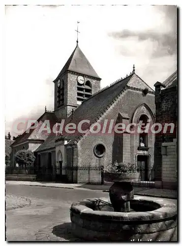 Moderne Karte La Ferte Gaucher (S et M) L'Eglise paroissiale Saint Romain (XIIIe et XVIe siecle)