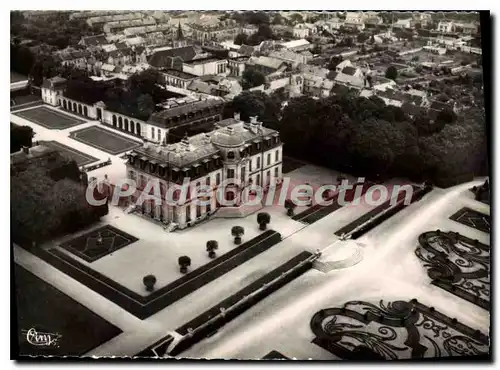 Cartes postales moderne Champs sur Marne (S et M) Vue aerienne du Chateau et Panorama sur la Ville